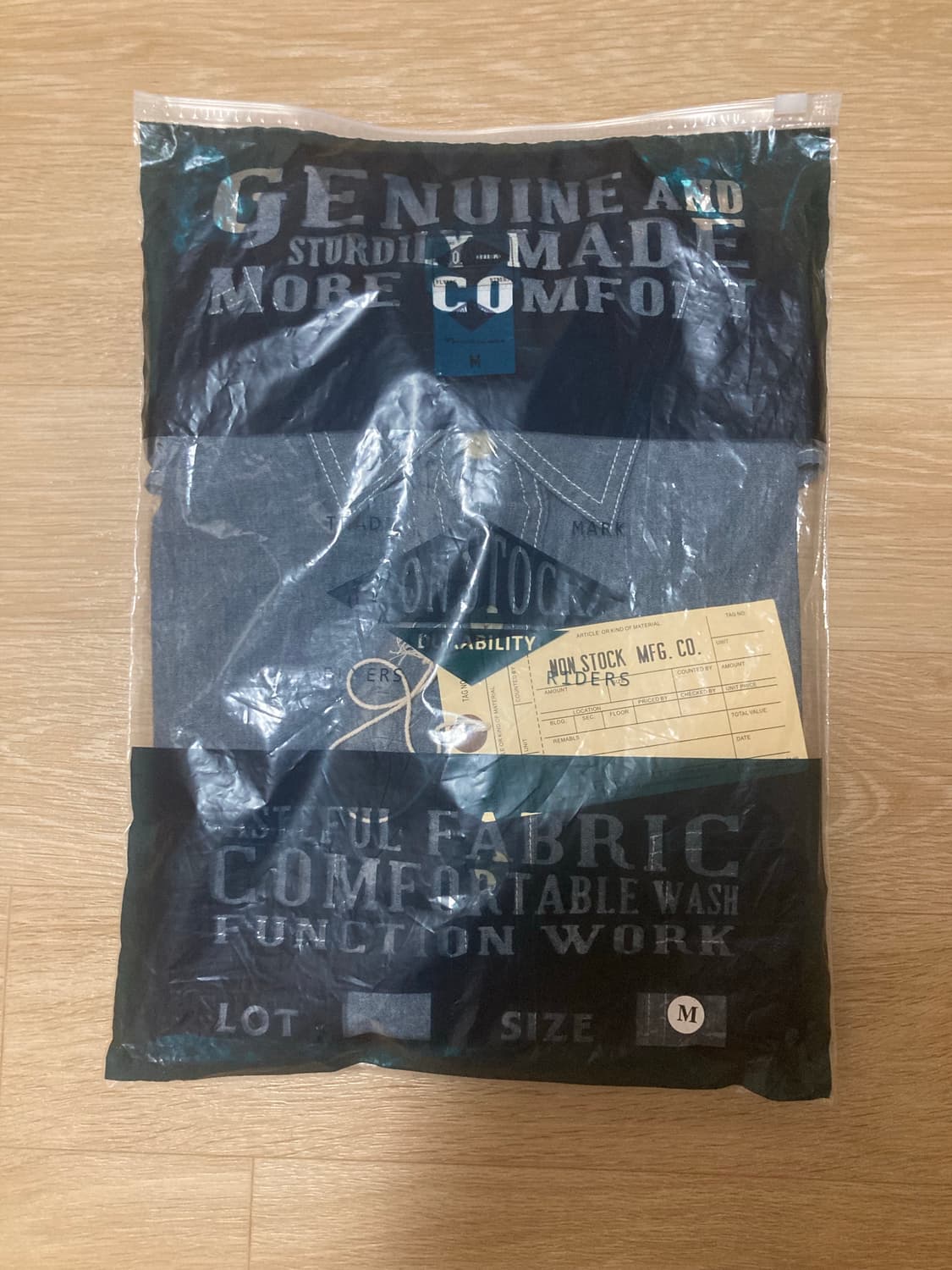 브론슨 논스탁 샴브레이 셔츠 M 상품이미지2