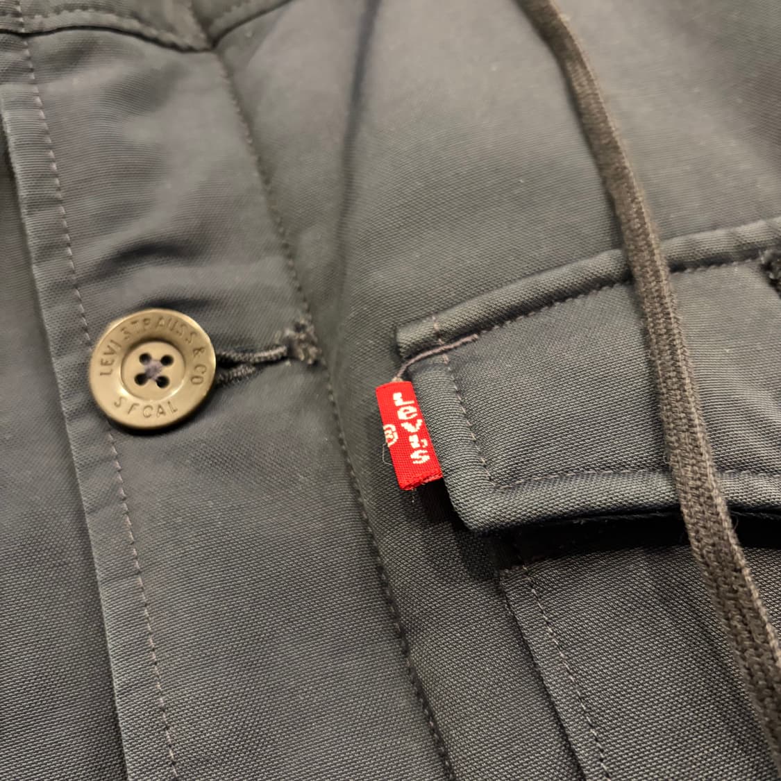 [L] 리바이스 후드 야상 점퍼 네이비 B441 상품이미지4