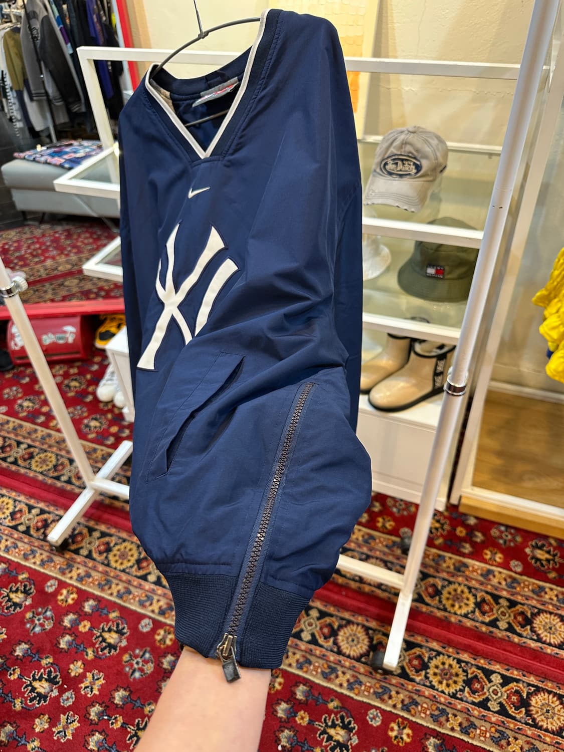 나이키 MLB 뉴욕 양키스 풀오버 웜업 자켓 상품이미지5