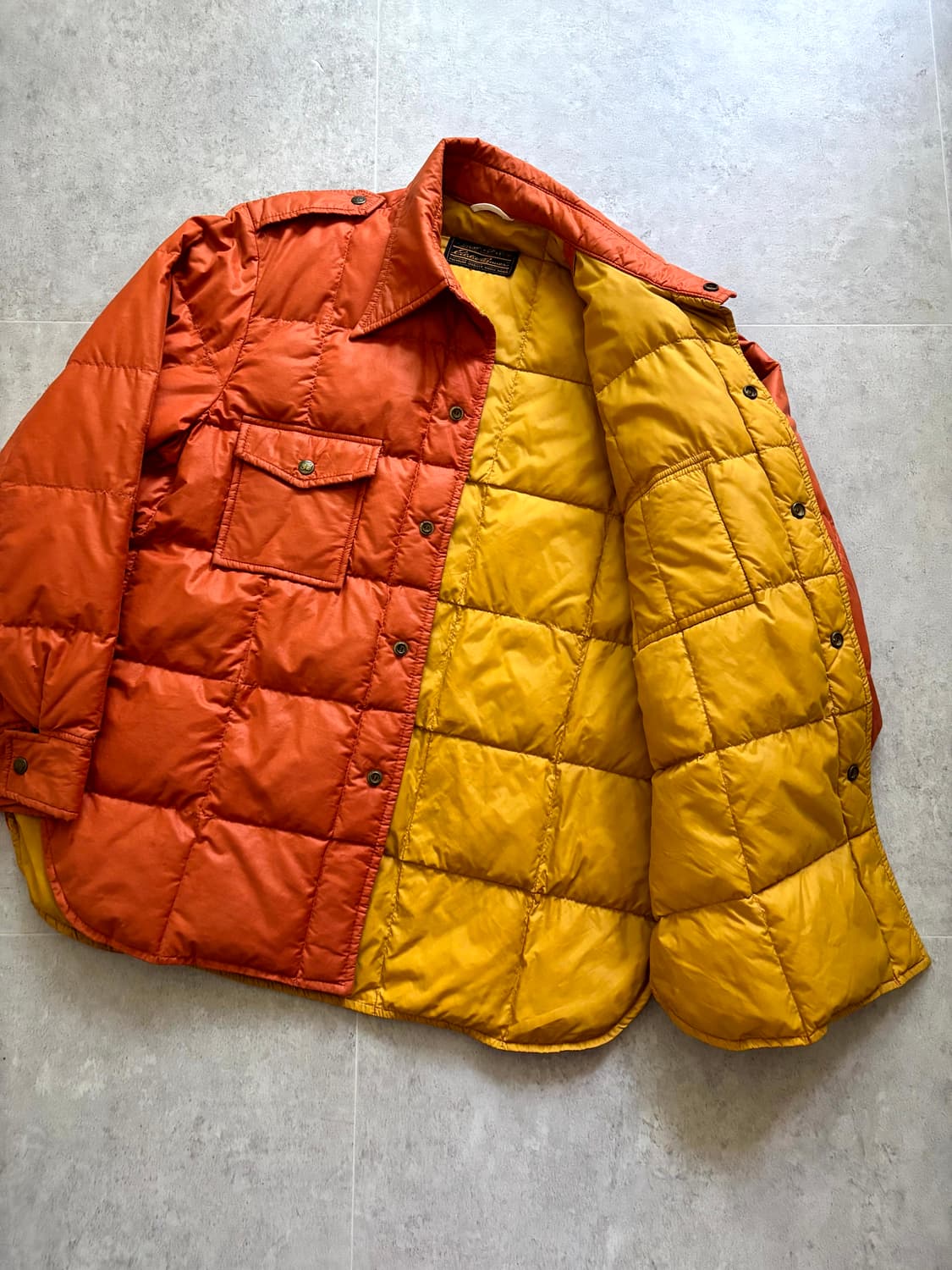 70's 에디바우어 퀼팅 셔츠 자켓 105 상품이미지6