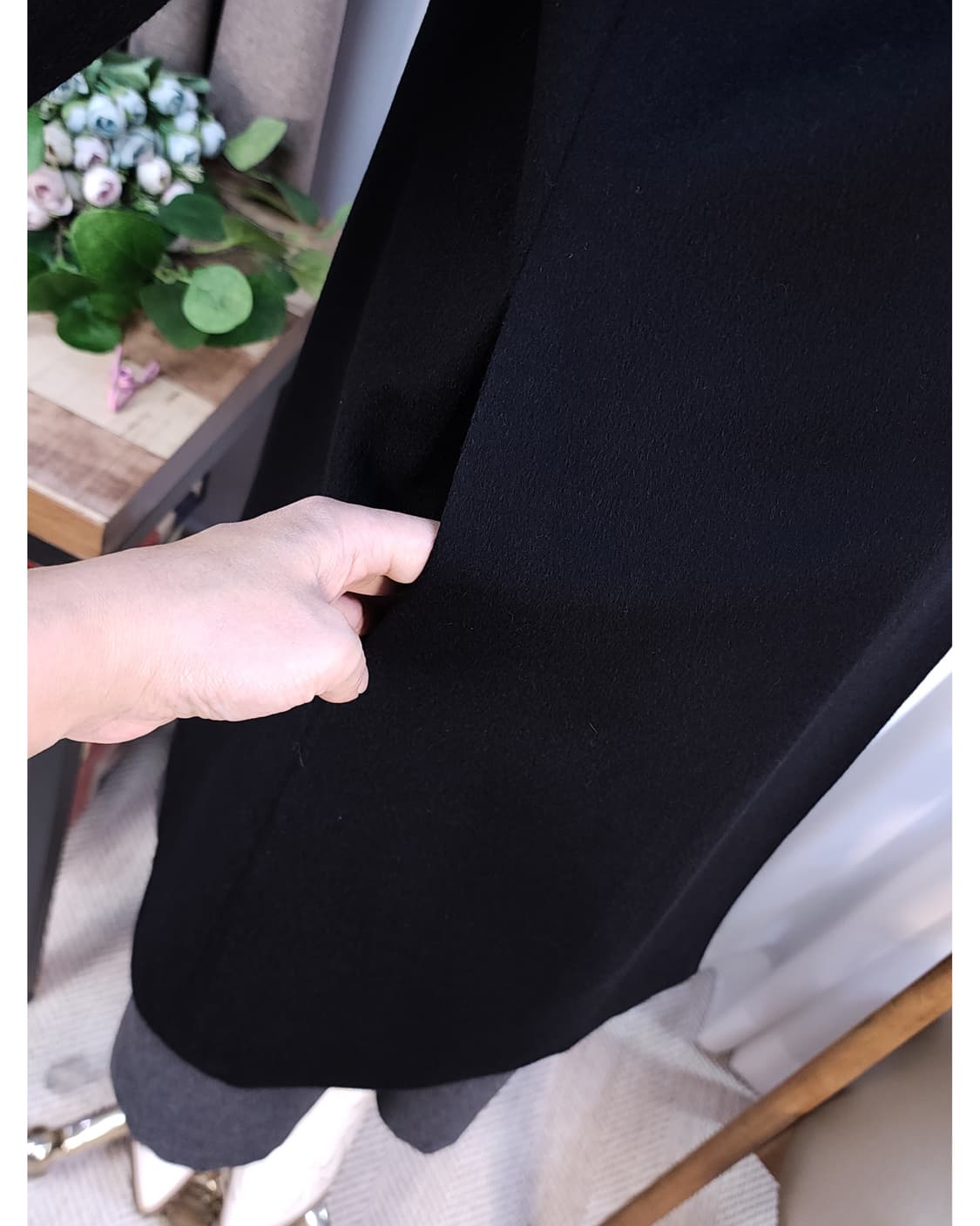 실크캐시 울 코트 상품이미지7