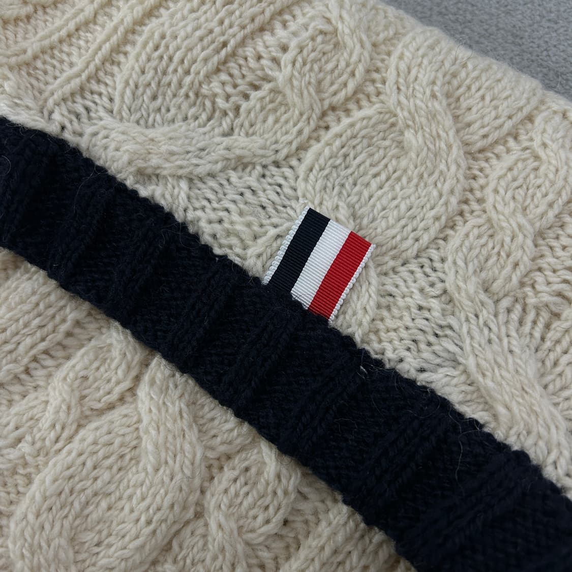 톰브라운 케이블 니트 멀티컬러 m 상품이미지4