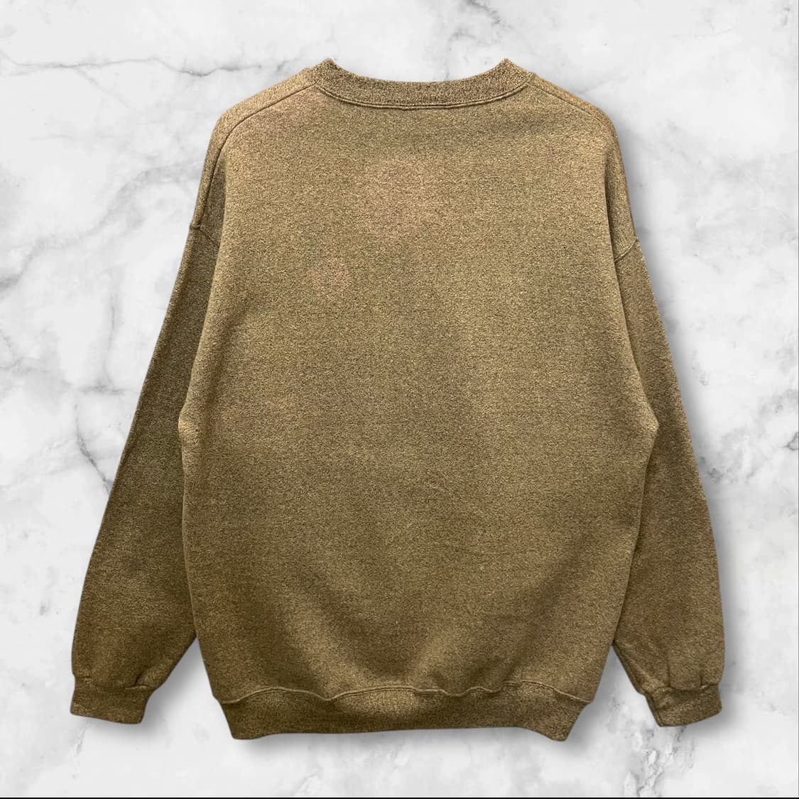 Lee 브라운 짜임 기모 맨투맨 L 상품이미지2