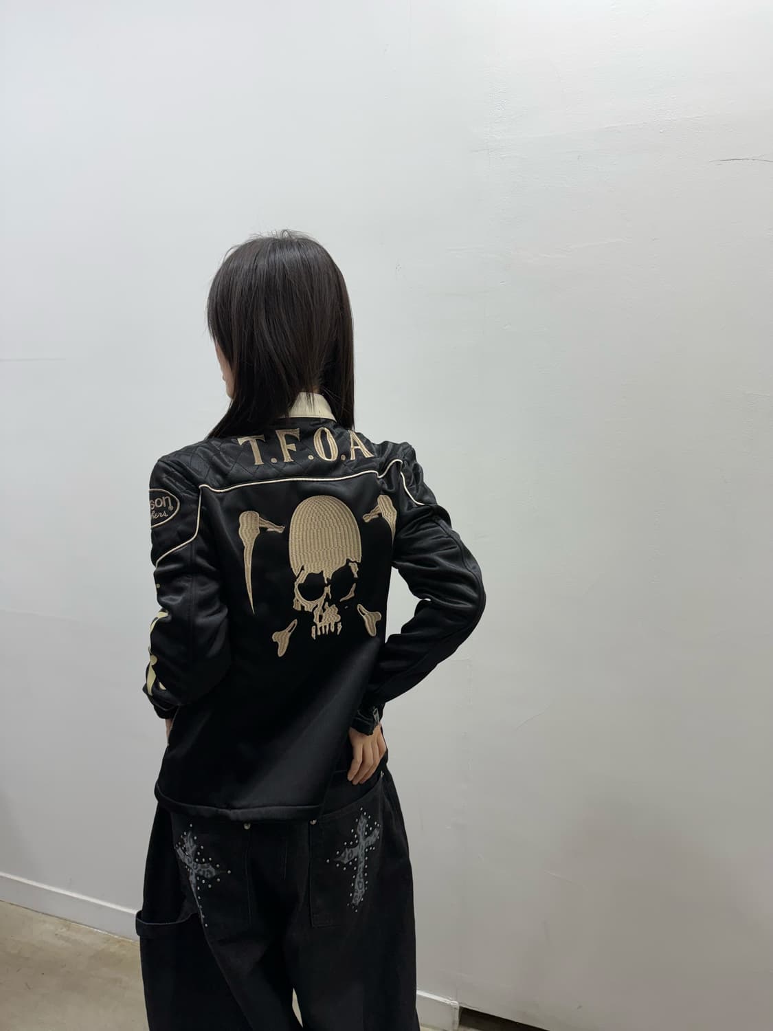 밴슨 X TFOA 투웨이 지퍼 바이커 자켓 상품이미지2