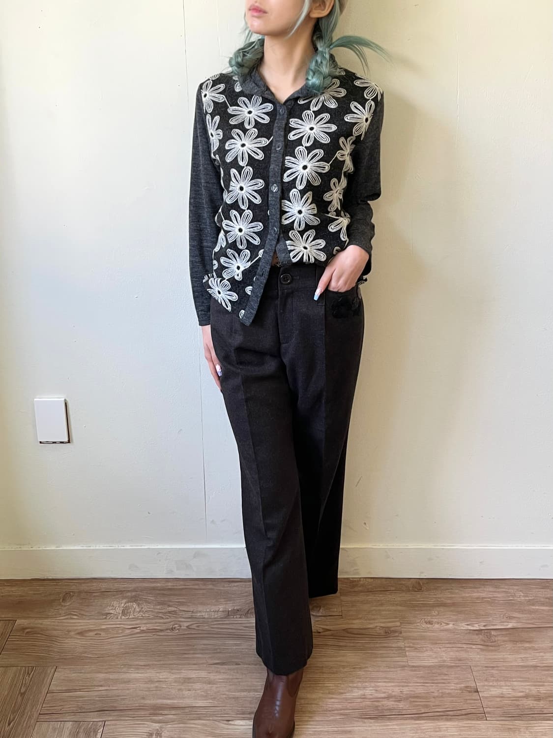 SONIA RYKIEL 플라워 슬랙스 상품이미지6