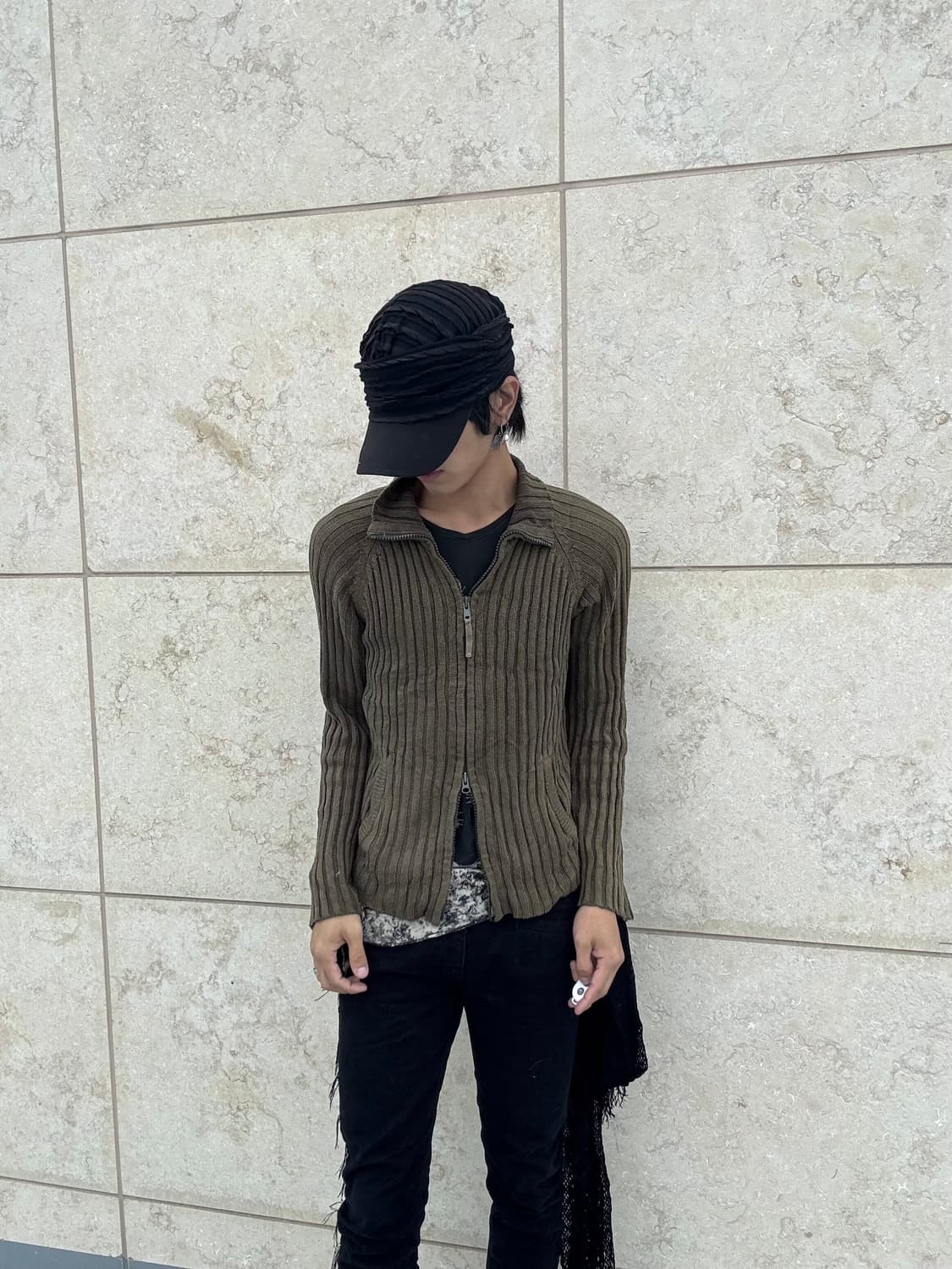 “Back number” Vintage Washed Green 2-way 상품이미지1