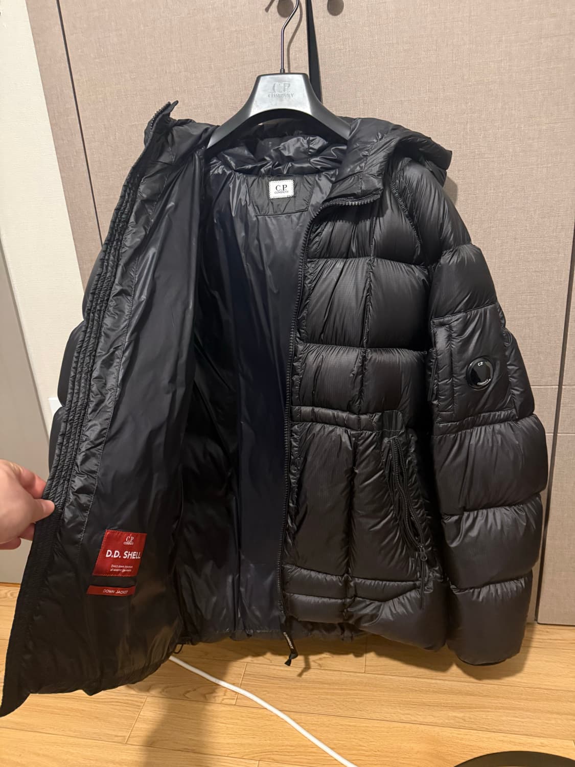 C.P. 컴퍼니 D.D. 쉘 후드 다운 자켓 블랙 XXL 상품이미지2