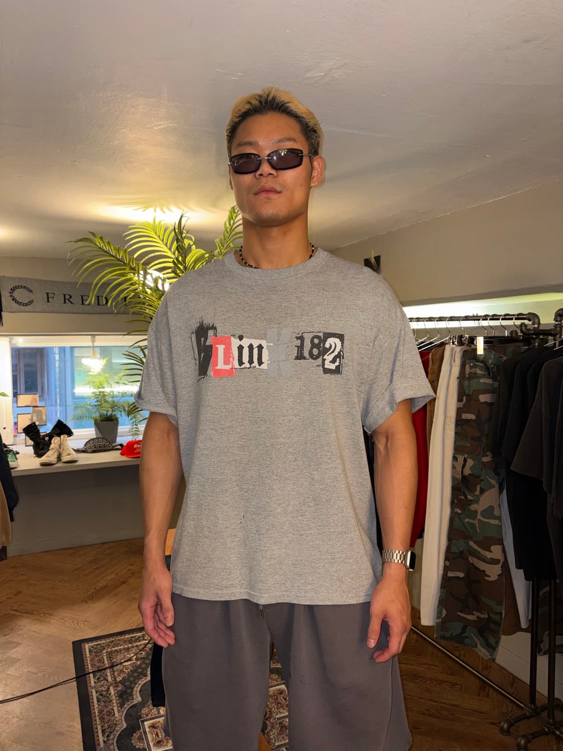00‘s Blink-182 Ransom note logo T-shirt 상품이미지1
