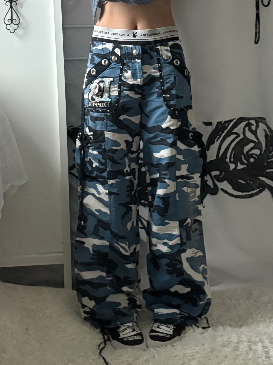 • Blue Camo Detail Pants 상품이미지8