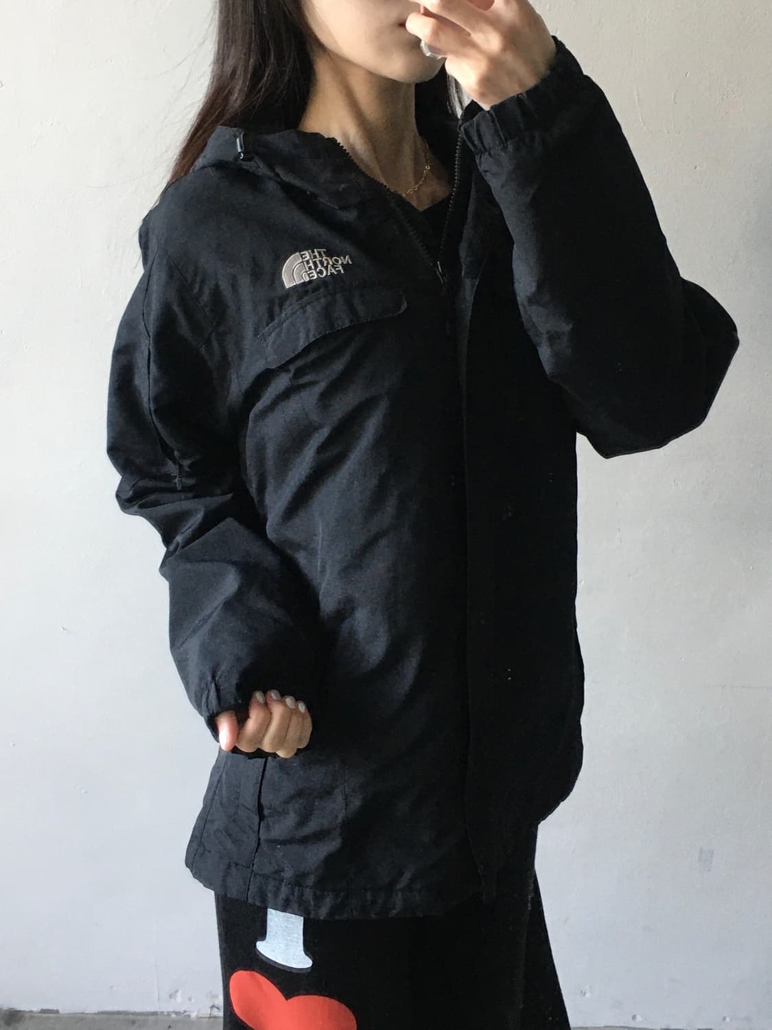 노스페이스 가슴로고 바람막이 자켓 상품이미지2