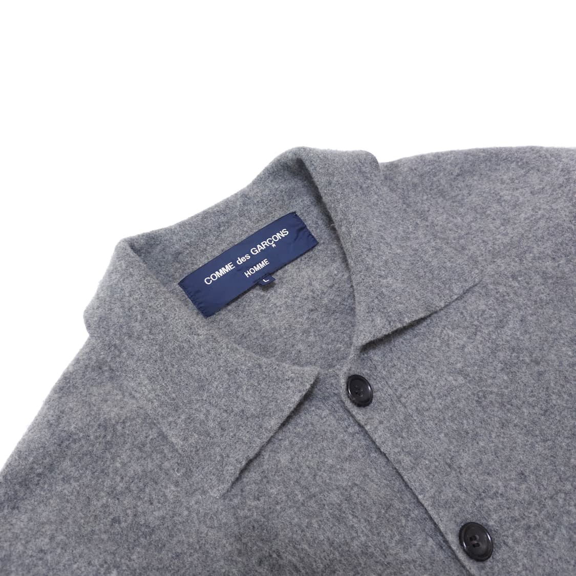 꼼데가르송 옴므 펠트 카라 가디건 상품이미지2