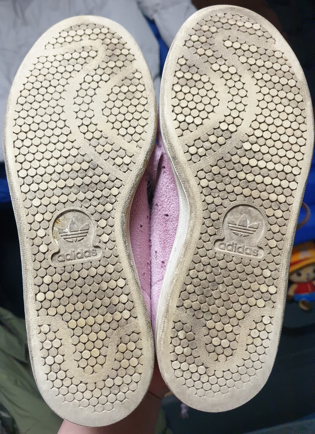 아디다스 스탠스미스 스웨이드 스니커즈 라벤더 (245) 상품이미지6