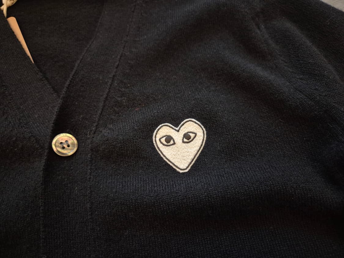 꼼데가르송 하트와펜 가디건 상품이미지3
