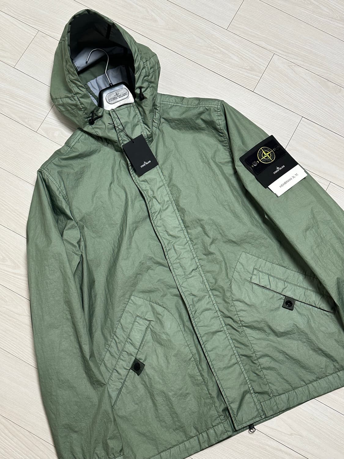 스톤아일랜드 멤브라나 브리더블 워터 자켓 XL(105-110) 국내판 상품이미지4