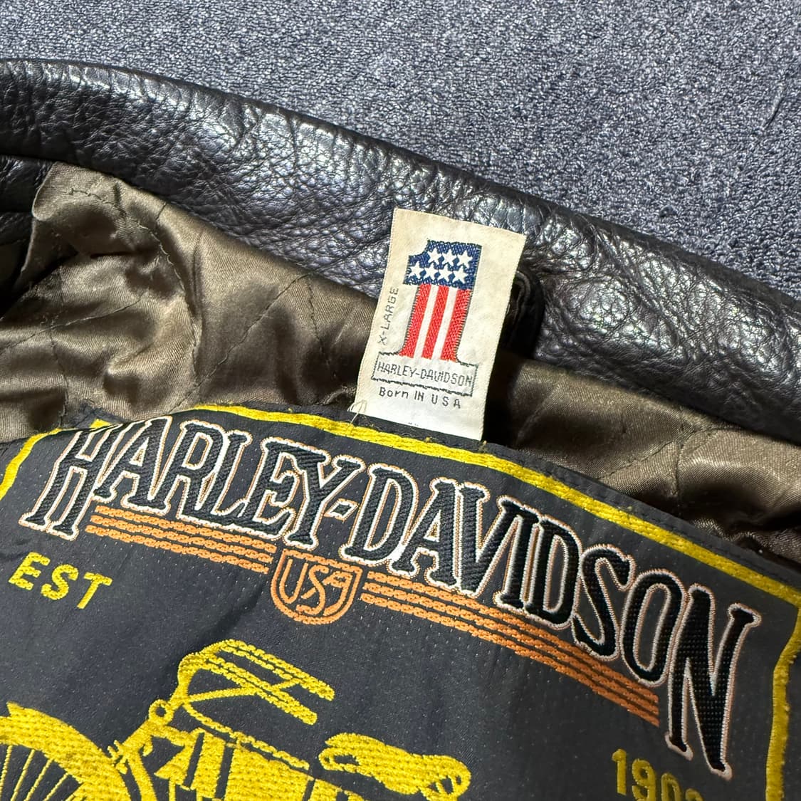 할리데이비슨 90주년 usa 라이더자켓  상품이미지9