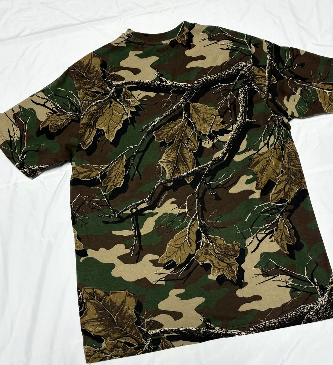 슈프림 스몰 박스 티셔츠 우드랜드 카모 상품이미지5