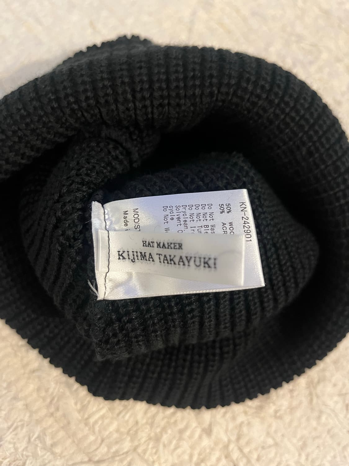 Kijima takayuki 비니 검정 상품이미지3