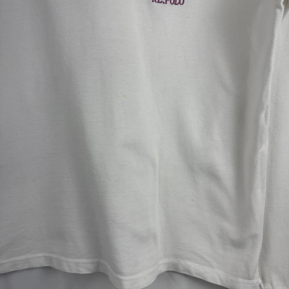 (L) 폴로랄프로렌 폴로베어 긴팔 카라 티 화이트 상품이미지5