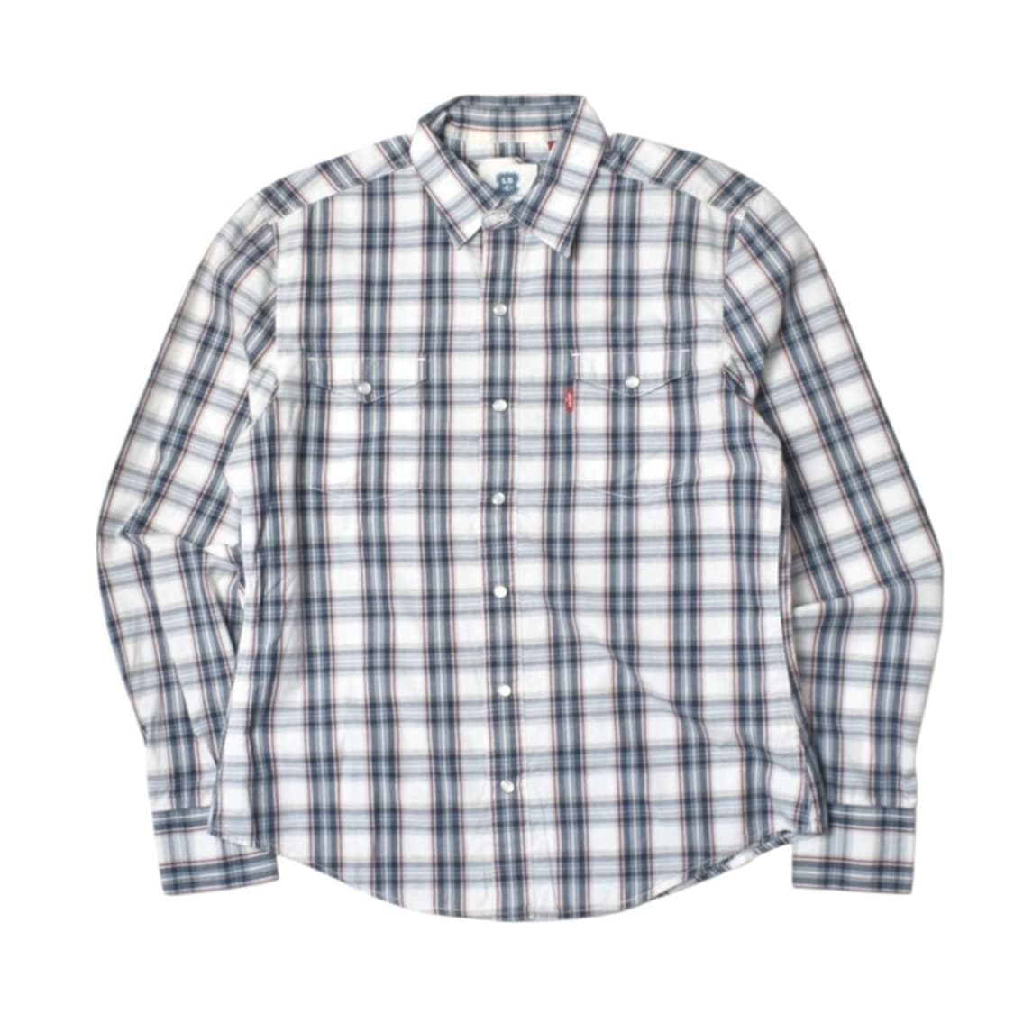 리바이스 웨스턴 체크 셔츠 남방 S N1199 상품이미지2