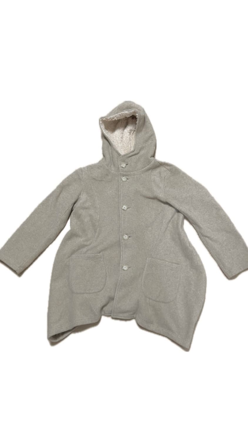 Gomme 고무 드레이프 후드 코트 상품이미지7