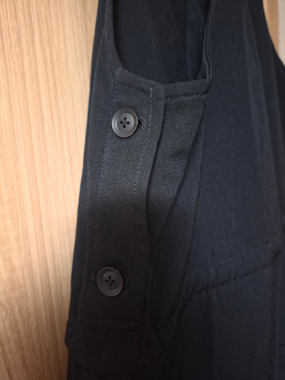 (1)19ss 요지야마모토 뿌르옴므 와이드 멜빵 팬츠 상품이미지4