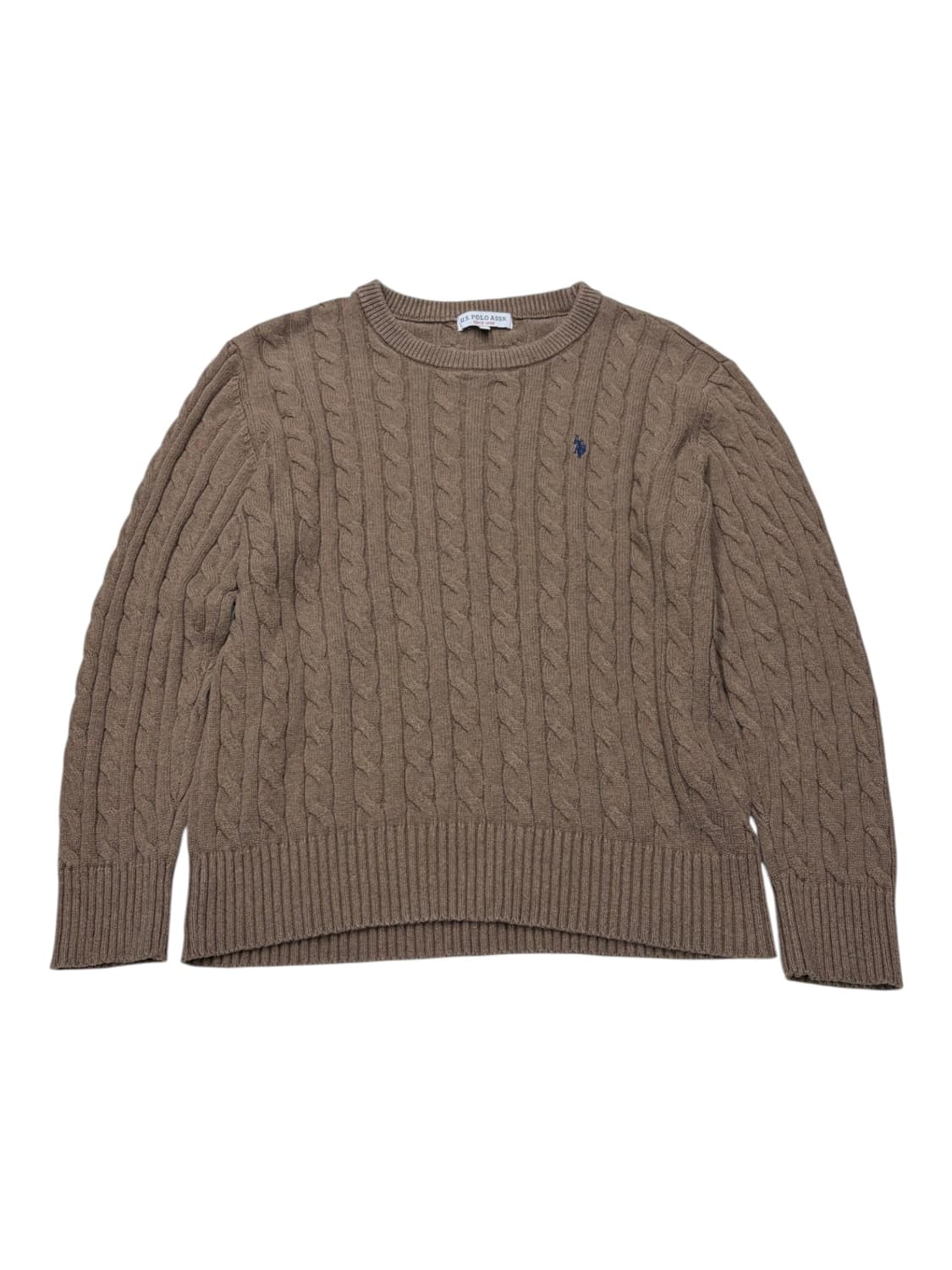 U.S. Polo Assn. 케이블 니트 스웨터 2XL 상품이미지1