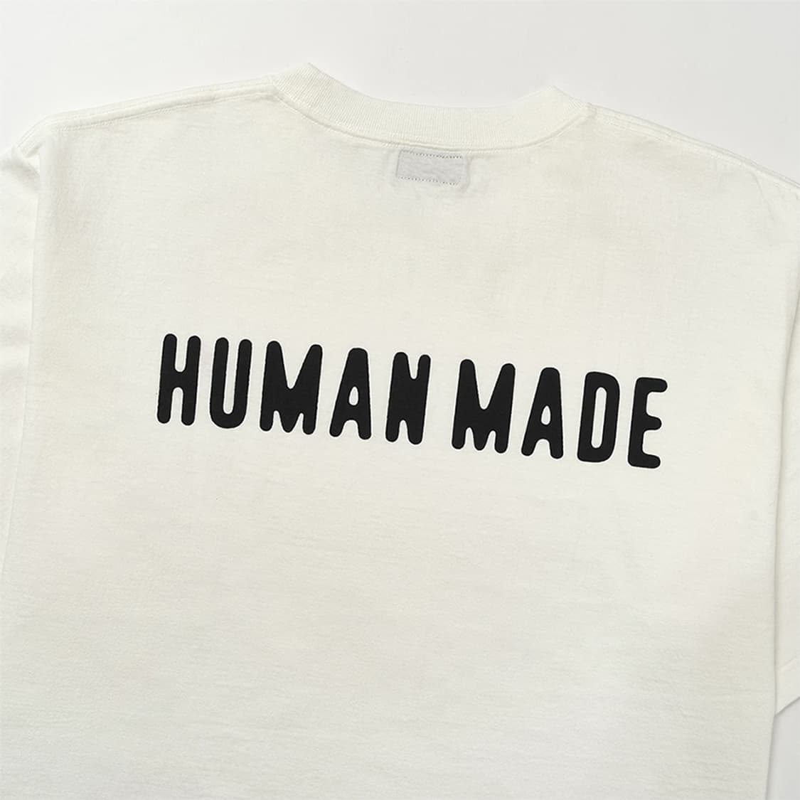 휴먼 메이드 하트 로고 티셔츠 블랙 화이트 상품이미지2