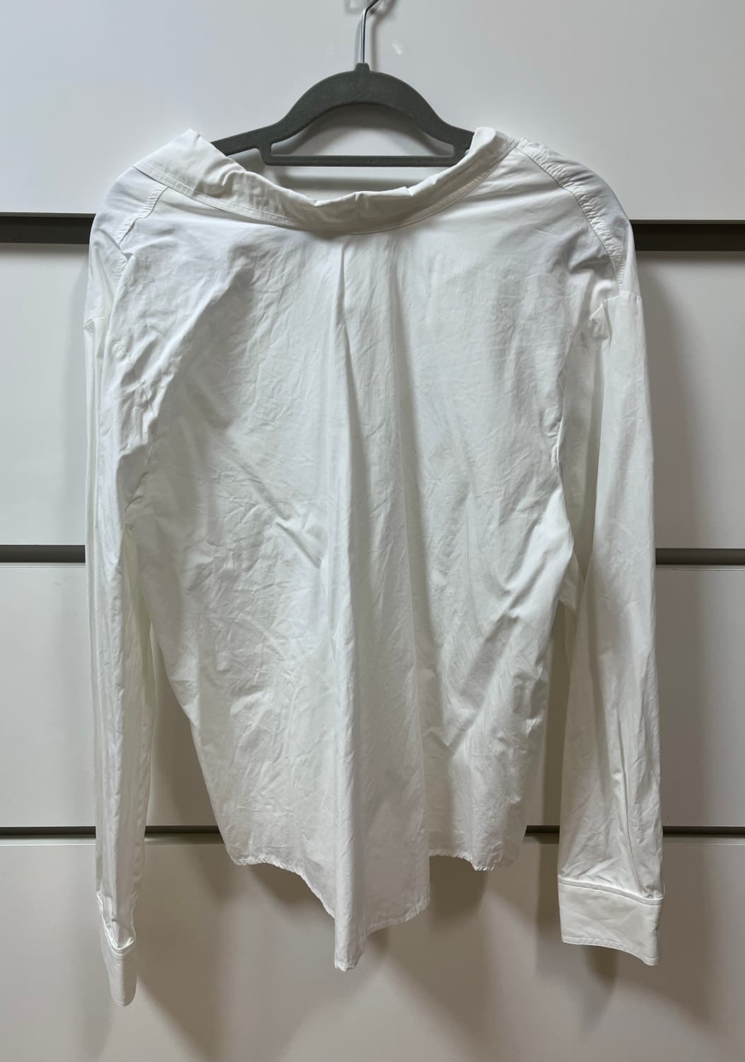 렉토 recto 스카프 셔츠_화이트 상품이미지3