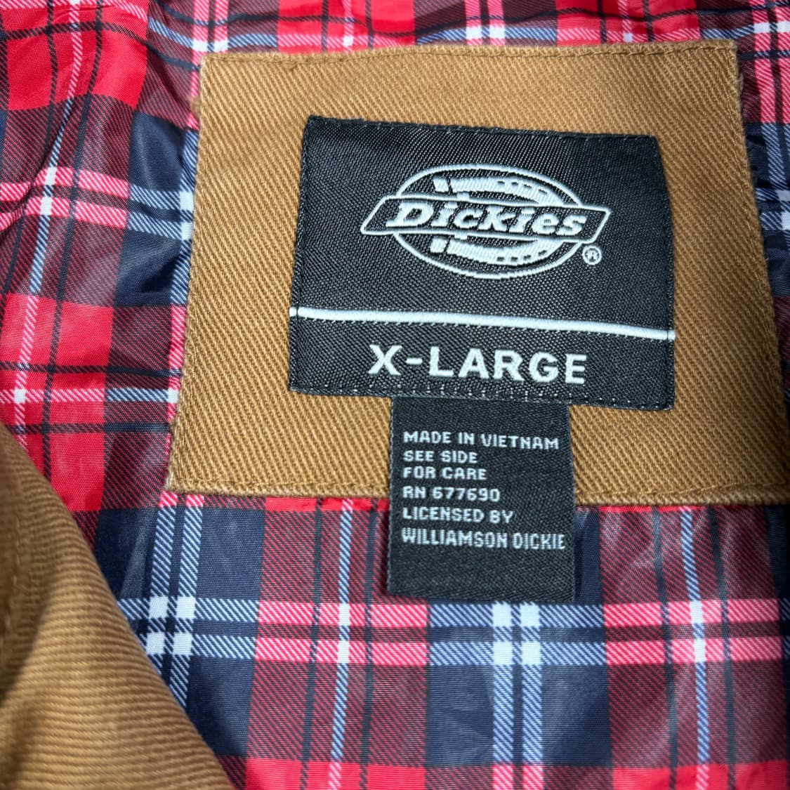 디키즈 브라운컬러 워크자켓 상품이미지4