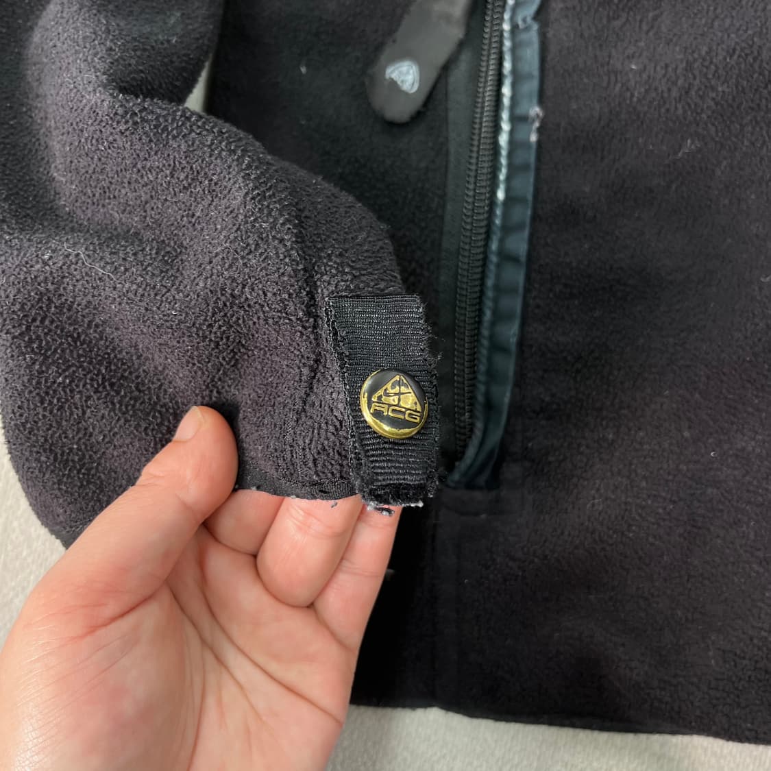 100 나이키 ACG 블랙 플리스 자켓 상품이미지6