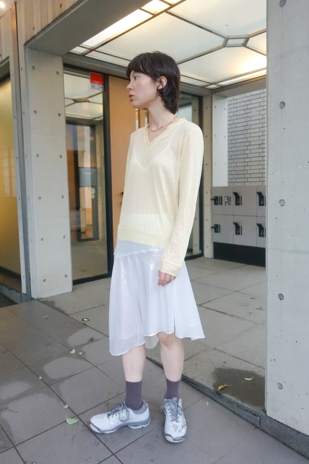 누아누 비요 스커트 실버 상품이미지3