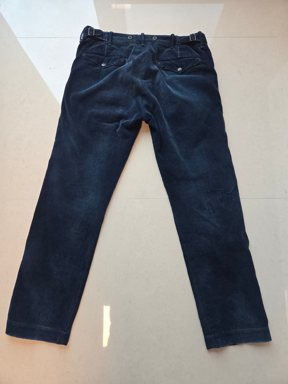 RRL 인디고 코듀로이 리페어 팬츠 34x32 상품이미지3