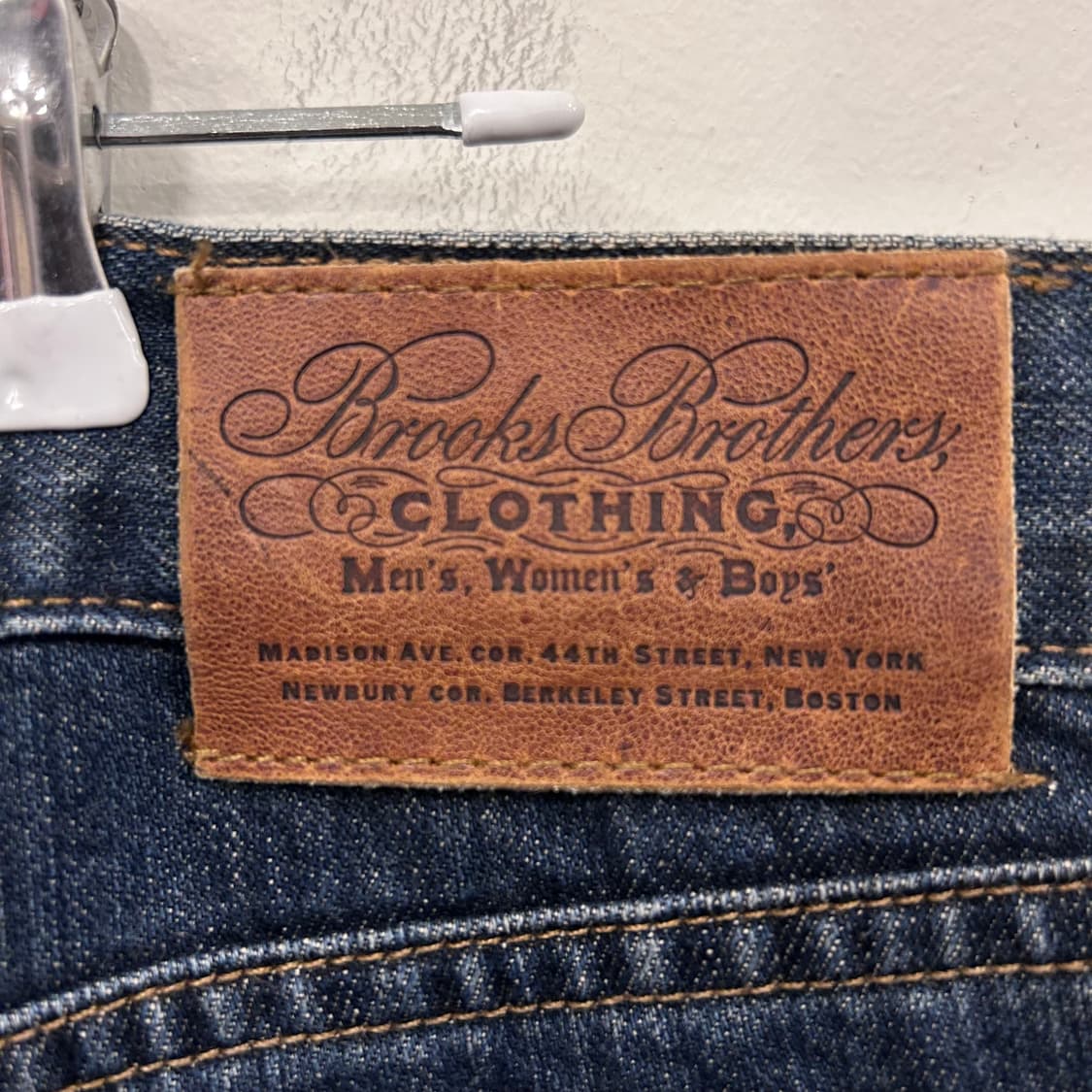 브룩스브라더스 레귤러핏 베이직 중청 데님팬츠 상품이미지3