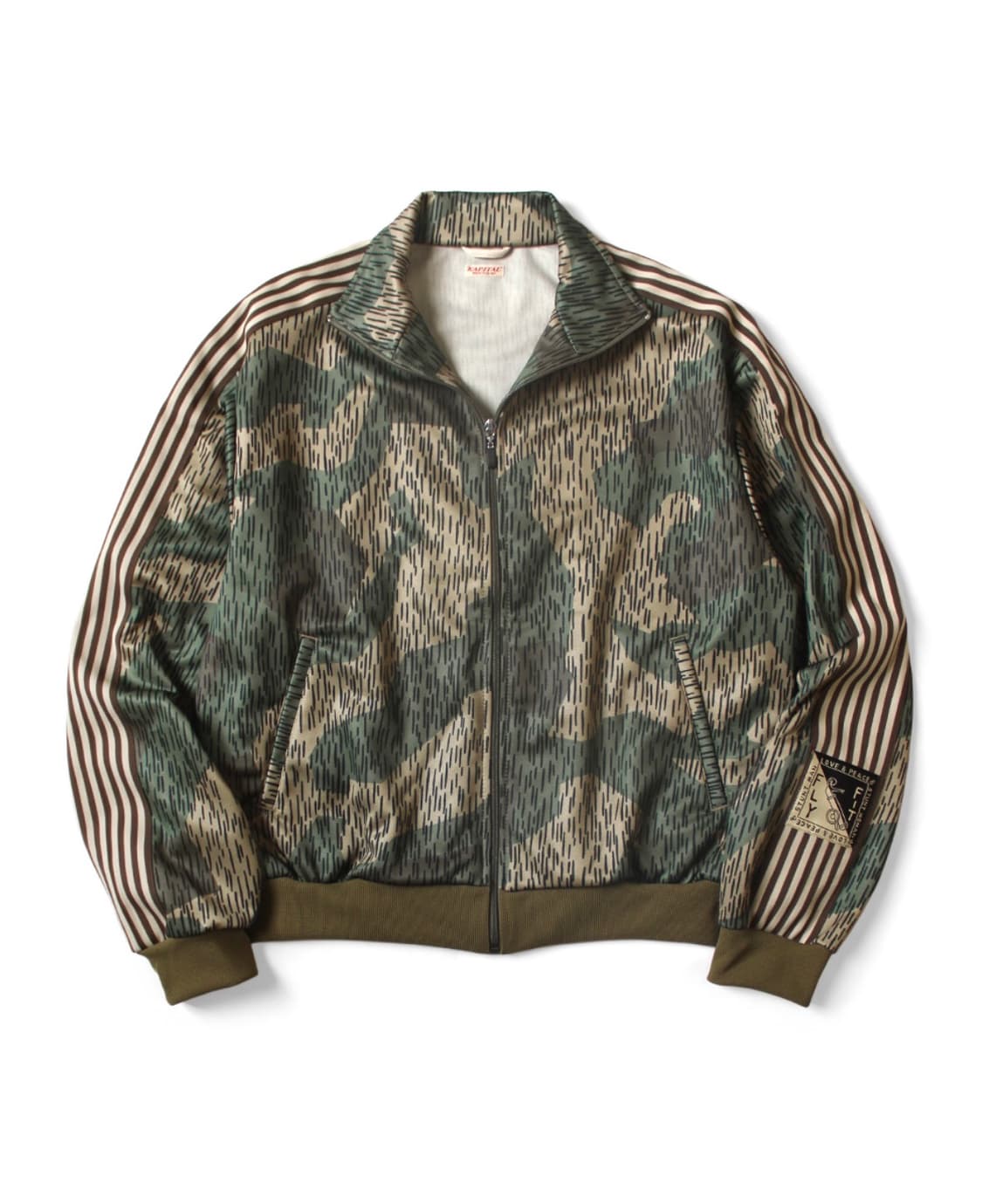 캐피탈 레인 카모 져지 트랙 자켓 그린 베이지 -4size 상품이미지1