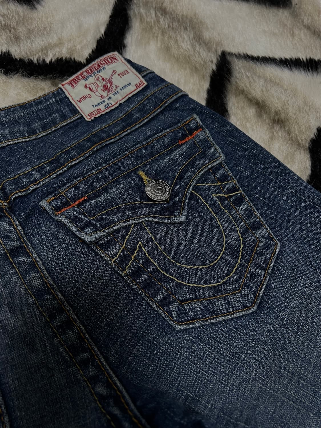 [26]트루릴리전 Joy 데미지 부츠컷/스판 상품이미지1