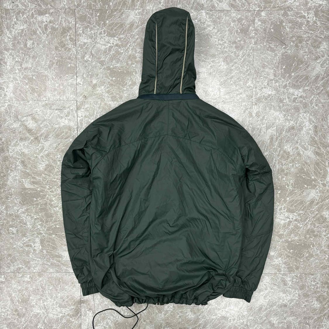 나이키 00s 솔로 스우시 아방핏 초록 올드스쿨 점퍼 후드 자켓(XXL) 상품이미지3