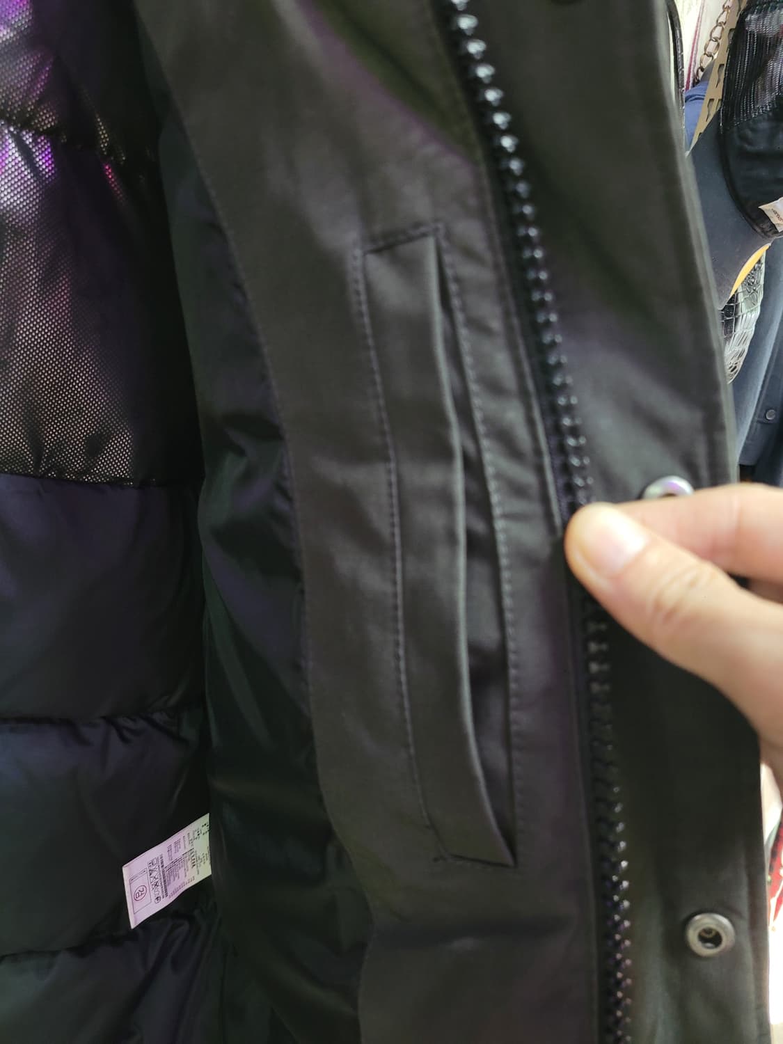 내셔널지오그래픽 퍼 패딩 점퍼 오리털 M 상품이미지6