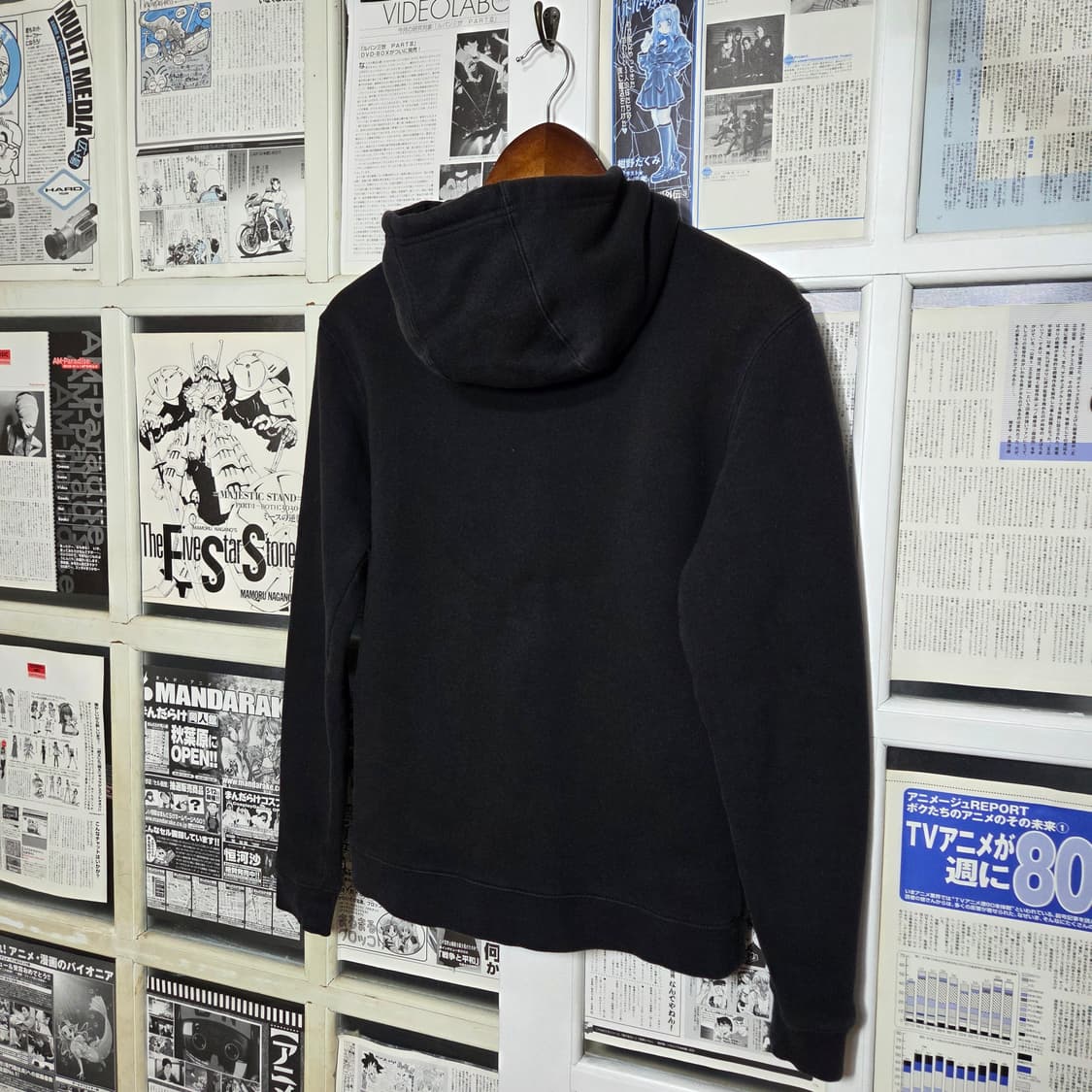 나이키 베이직 스우시 블랙 후드집업 상품이미지6