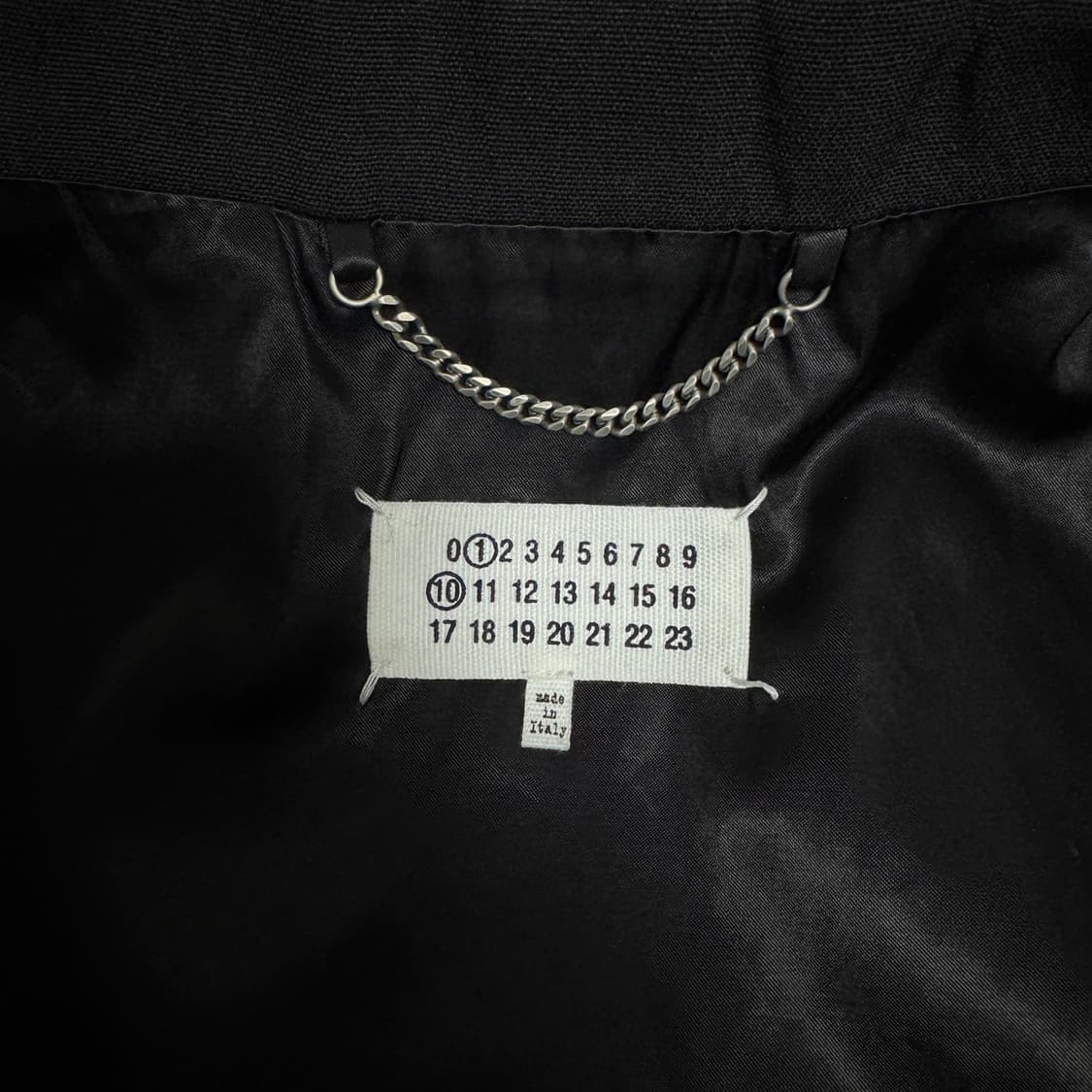 메종 마르지엘라 블랙 울 싱글 코트 52 사이즈 상품이미지3