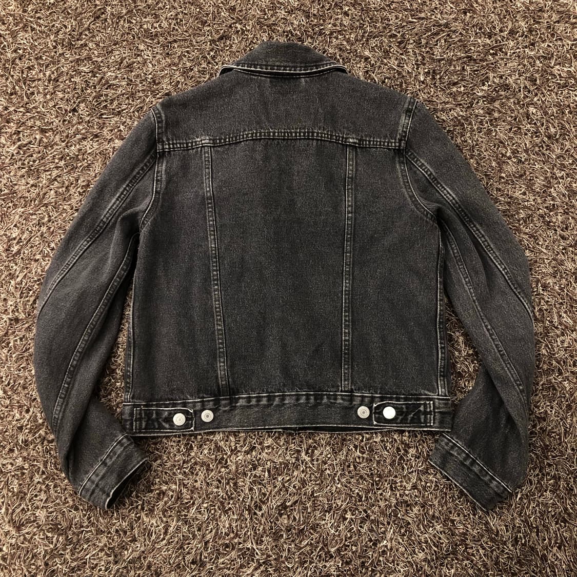 리바이스 흑청 워싱 데님 트러커 자켓 상품이미지4