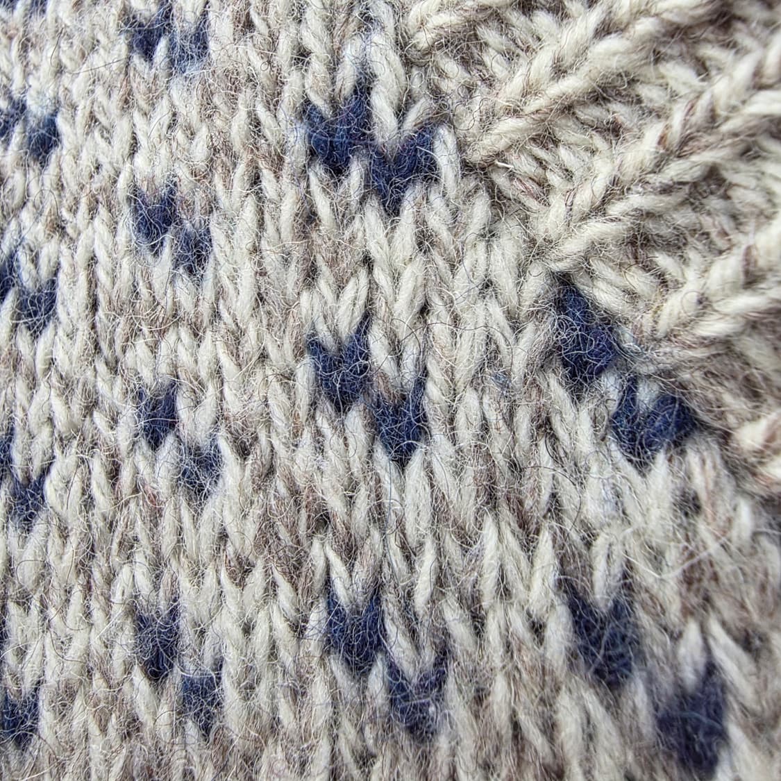 USA제 ALPS 알프스 버드아이 울니트 스웨터 상품이미지6