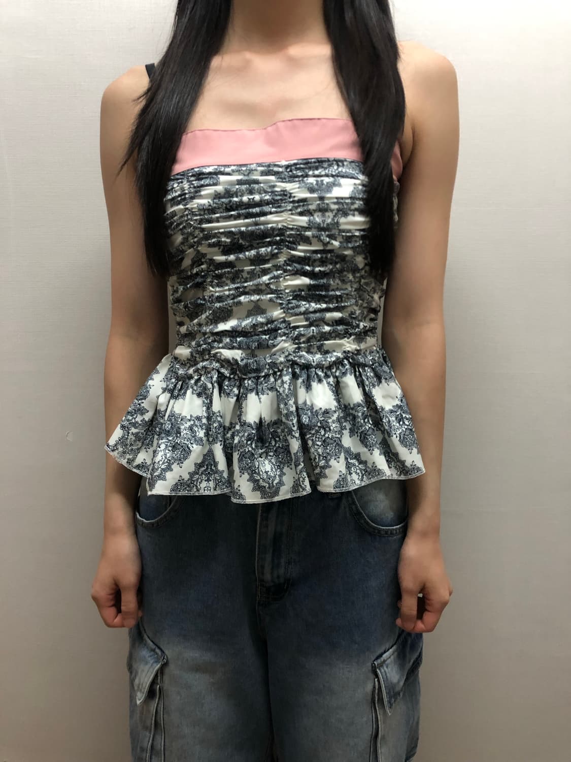 빈티지 오리엔탈 패턴 탑 상품이미지3