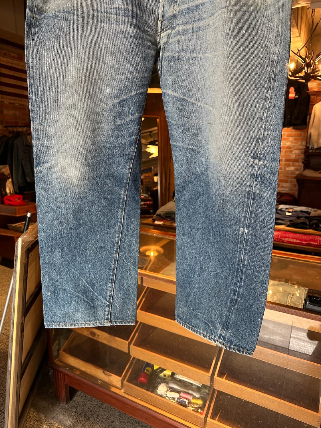 80s USA 빈티지 리바이스 501 셀비지 데님 팬츠 상품이미지3