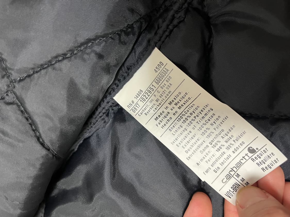 🦺 Carhartt V01 브라운 베스트 상품이미지5