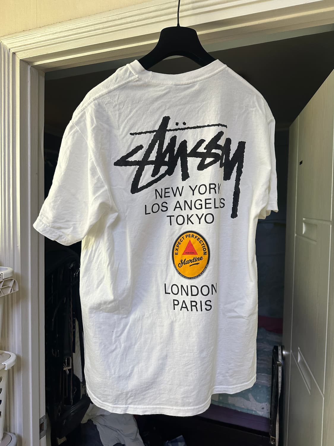 [L] 스투시x마틴로즈 40주년 월드투어 티셔츠 상품이미지4