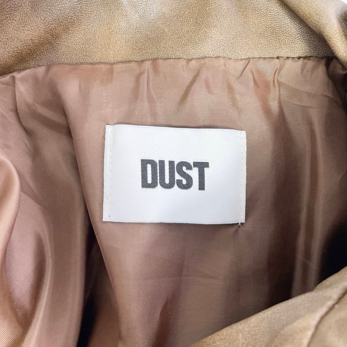 E2 DUST 인조 가죽자켓 브라운  XL사이즈 상품이미지4