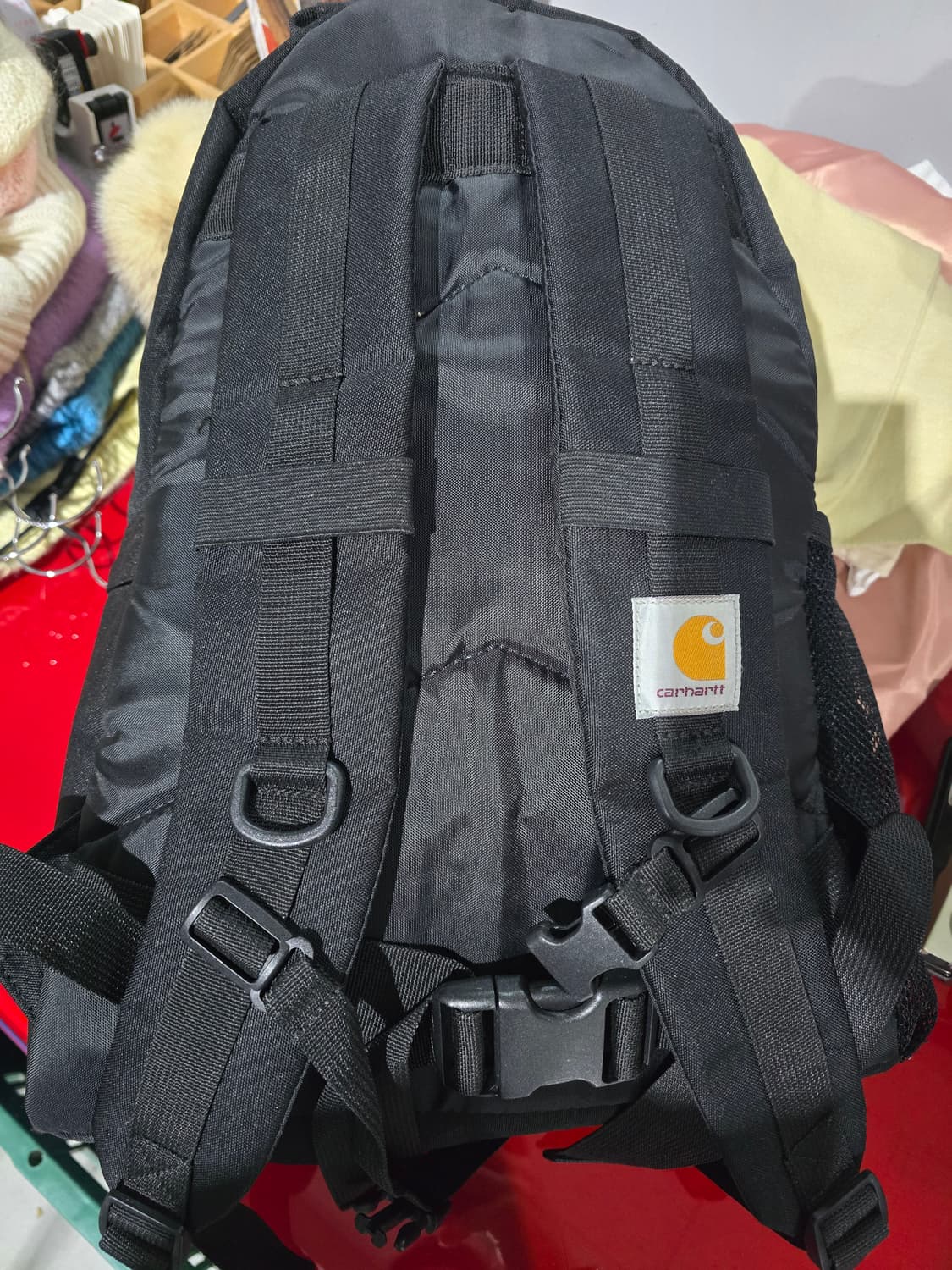 칼하트 킥플립 백팩 블랙 상품이미지2