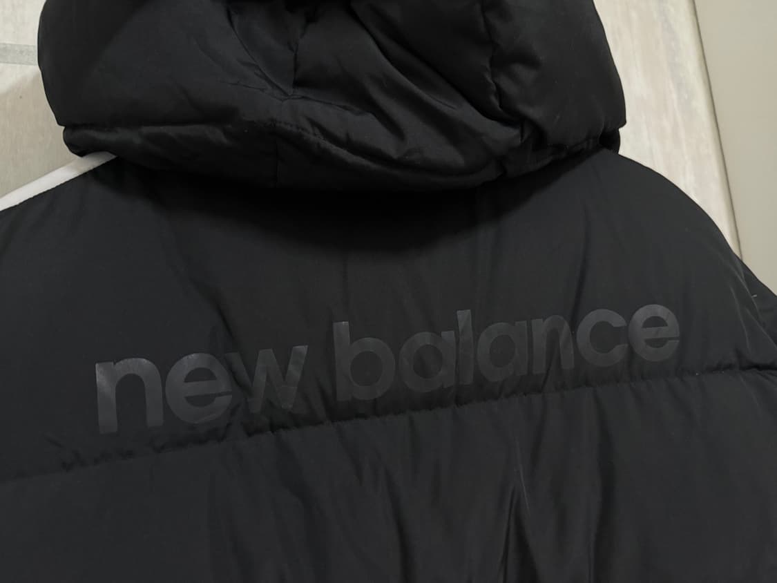 xl 105 / 뉴발란스 블랙 덕다운 롱패딩 상품이미지7