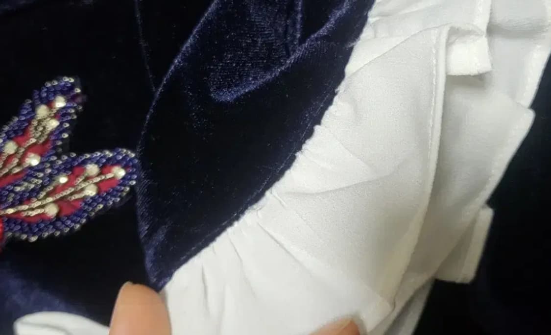 산드로 KATE 벨벳 미니원피스 1사이즈 44 상품이미지6