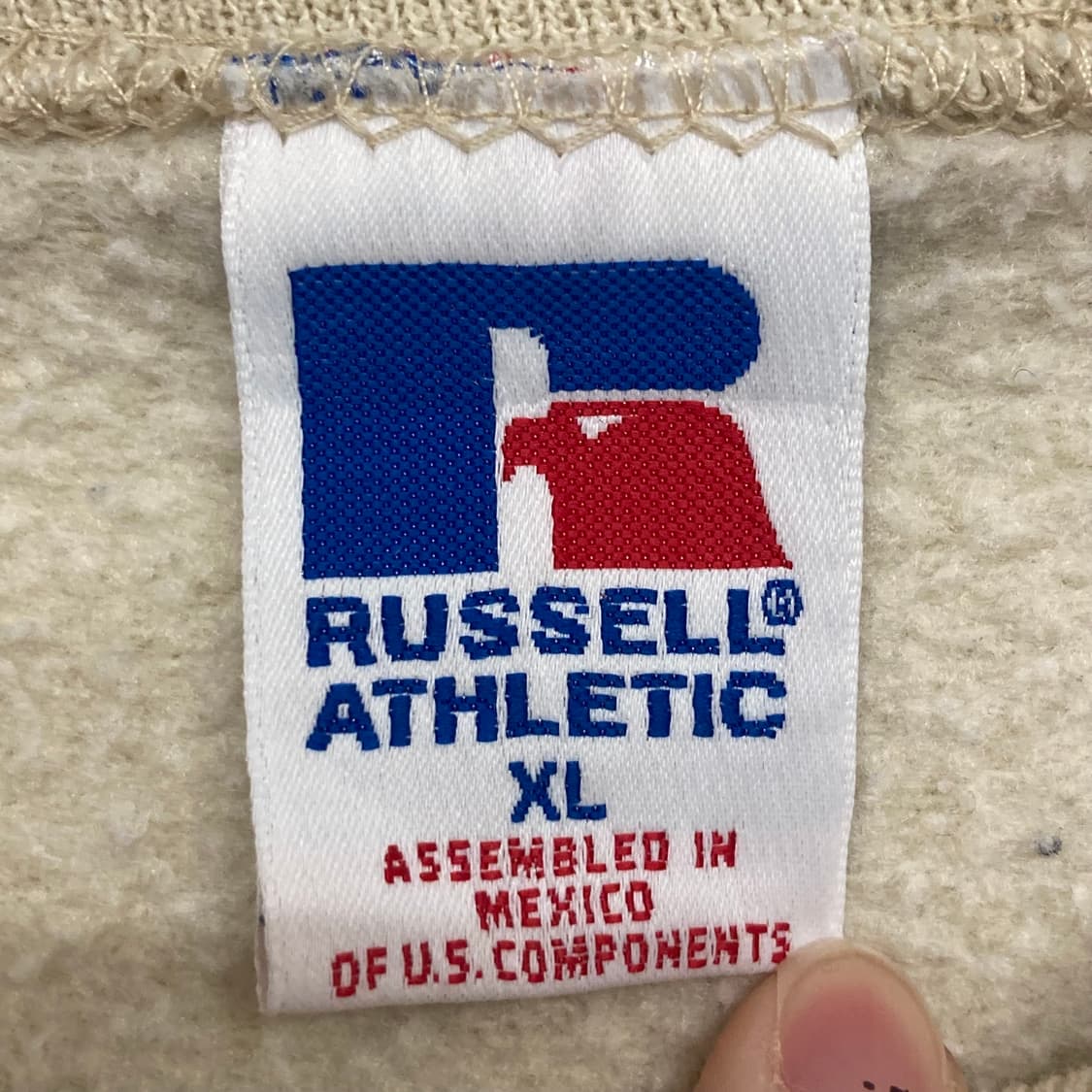 90‘s 러셀 맨투맨 ‘오프화이트‘ 상품이미지6